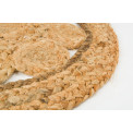 Placemat Jute lace, D38cm