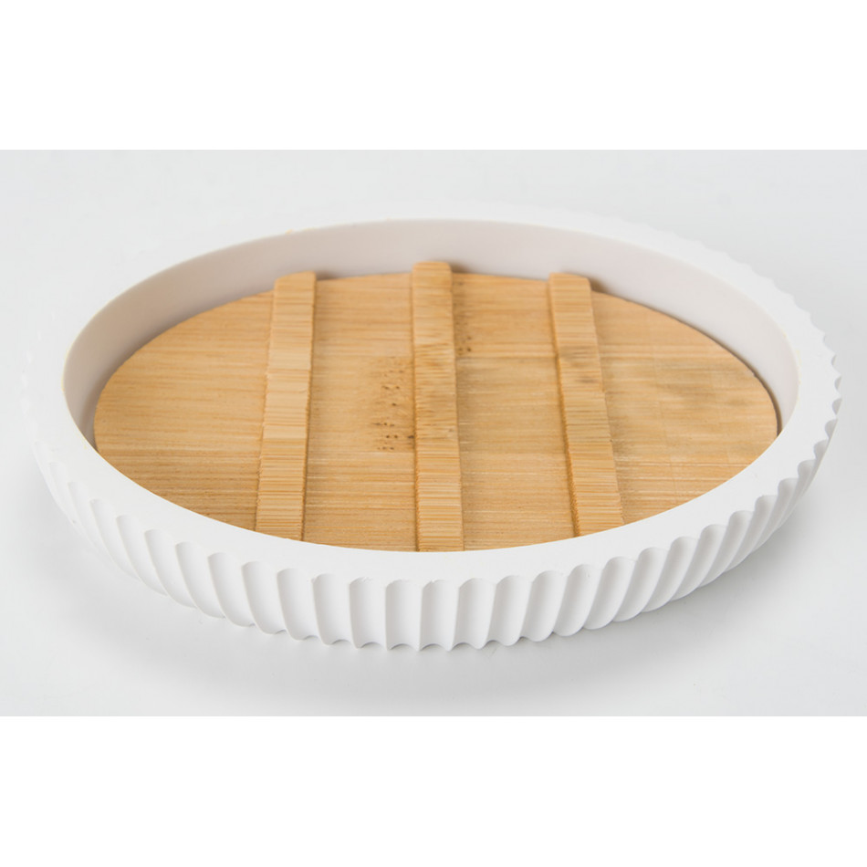 Soap dish Modern white, 2.5x12.5x9cm