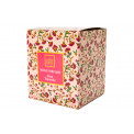 Scented candle Neda, rose scent, 110g, 7x7x8cm