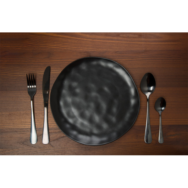 Cutlery set 16 pc Inox Shadow, black