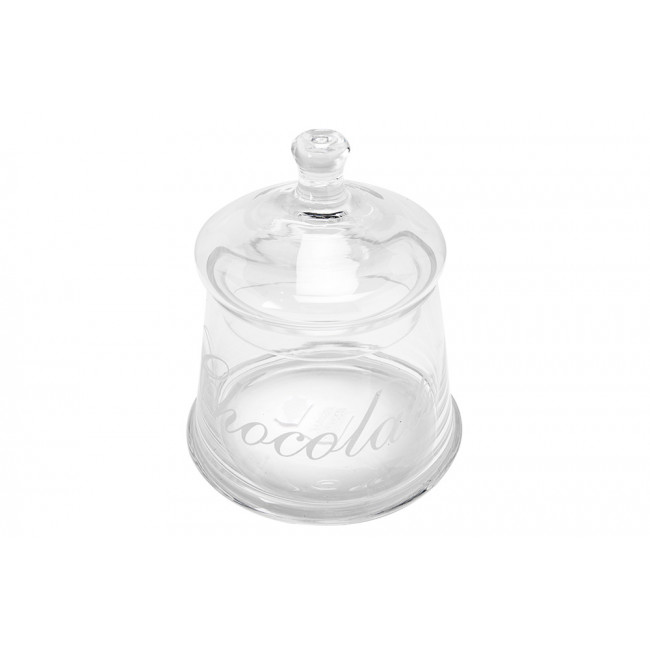 Bocal Chocolat, glass,  H14x12cm 04 l