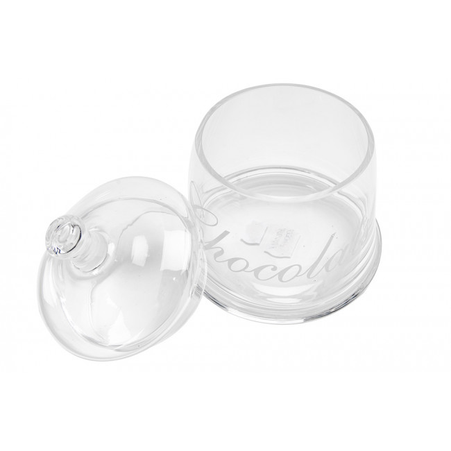 Bocal Chocolat, glass,  H14x12cm 04 l