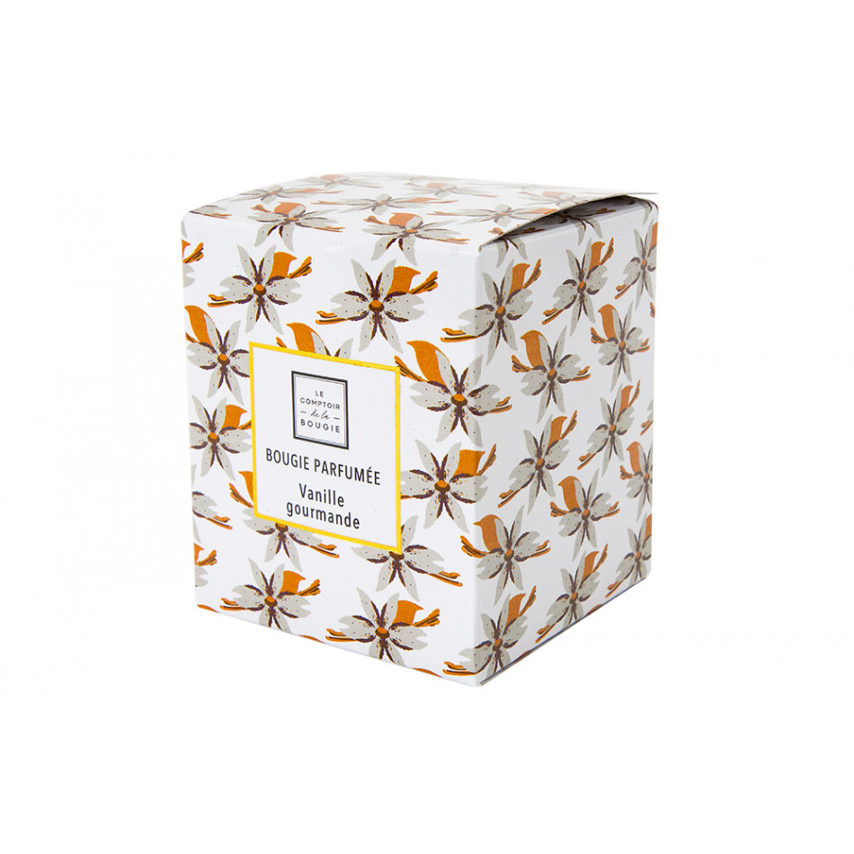 Scented candle Neda, vanilla 110g, 7x6.5x8cm