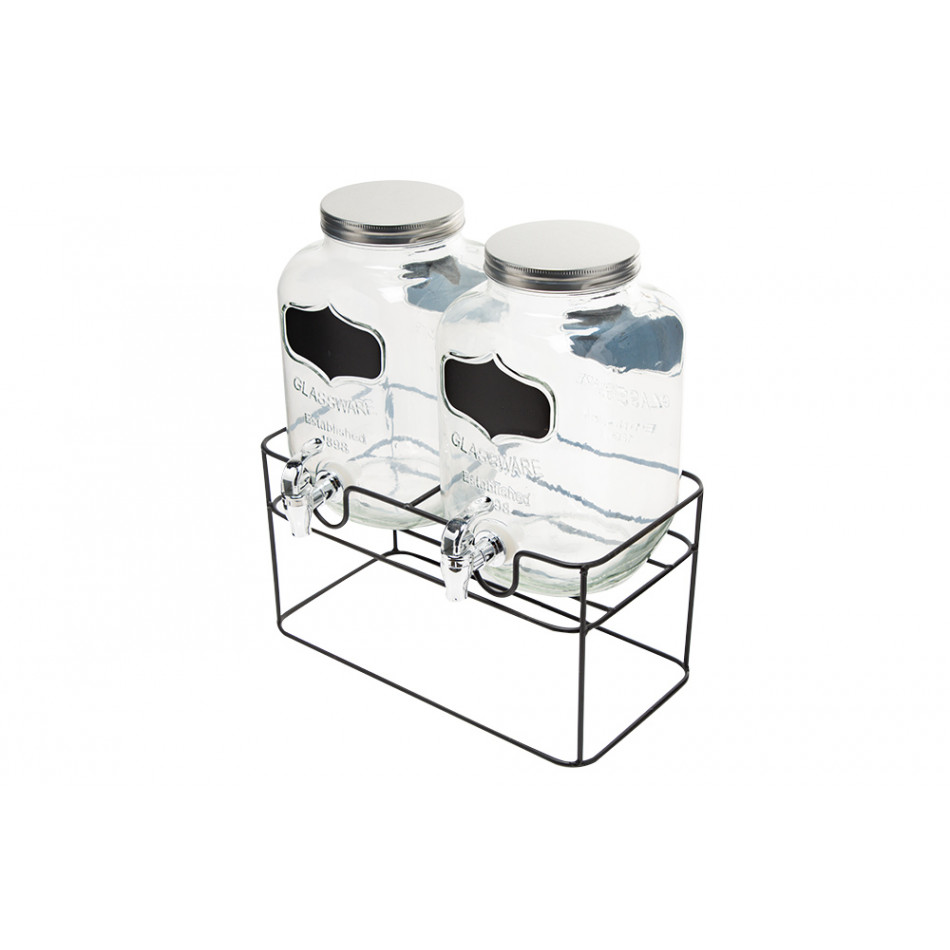 Dispenser and stand 2x 4 L