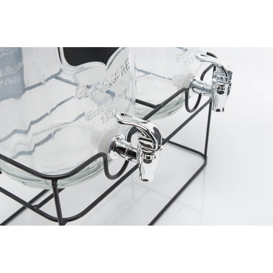 Dispenser and stand 2x 4 L