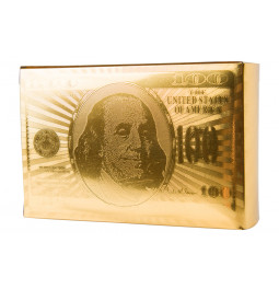 Playing cards Gold Dollar, 9x6 cm