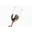Champagne glass Metallic, copper, H25, D5-5.5 cm, 250ml