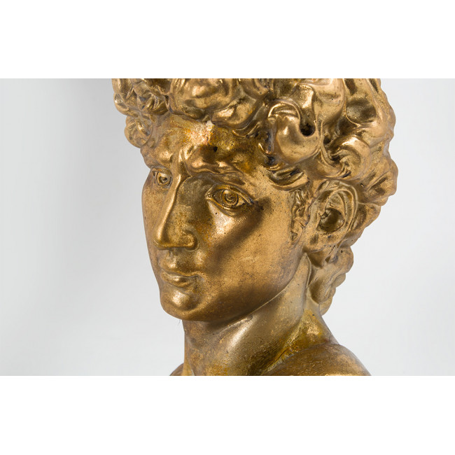 Decorative flower pot Hallen, gold, 21.5x18.5x29cm