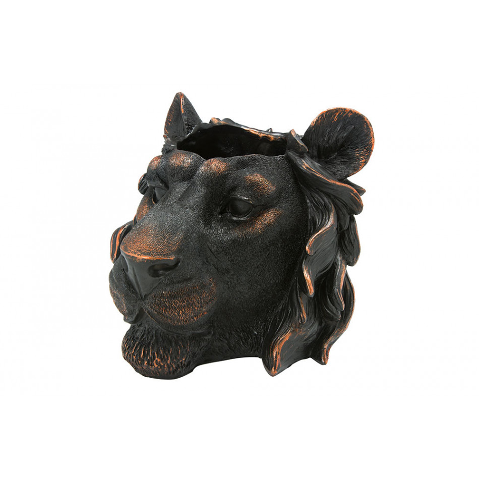 Decorative flower pot Lion, 22.5x20.5x20.5cm