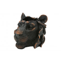 Decorative flower pot Lion, 22.5x20.5x20.5cm