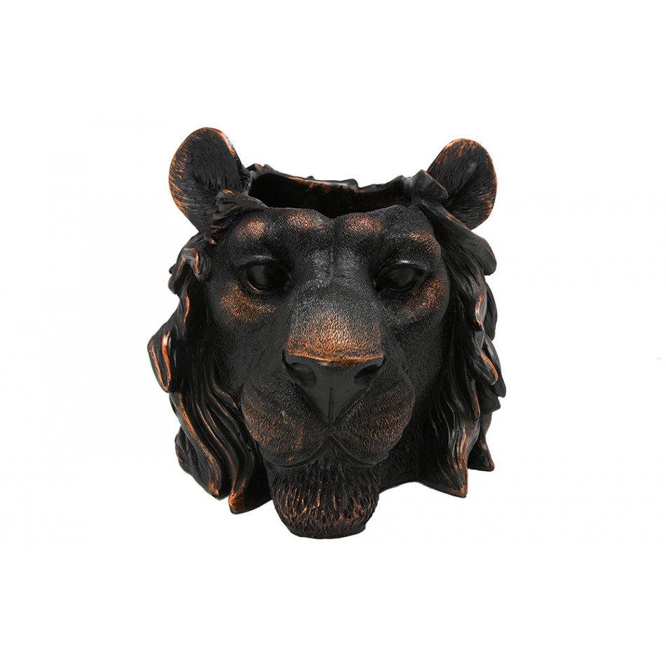 Decorative flower pot Lion, 22.5x20.5x20.5cm