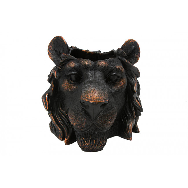 Decorative flower pot Lion, 22.5x20.5x20.5cm