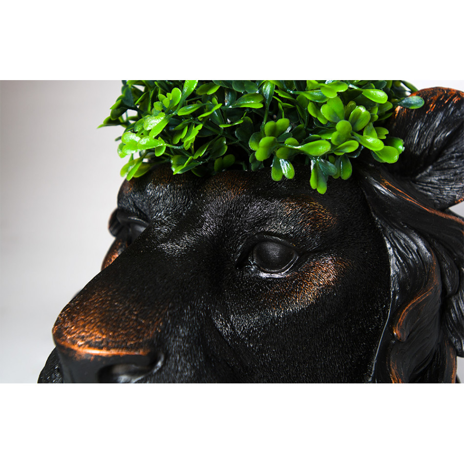 Decorative flower pot Lion, 22.5x20.5x20.5cm