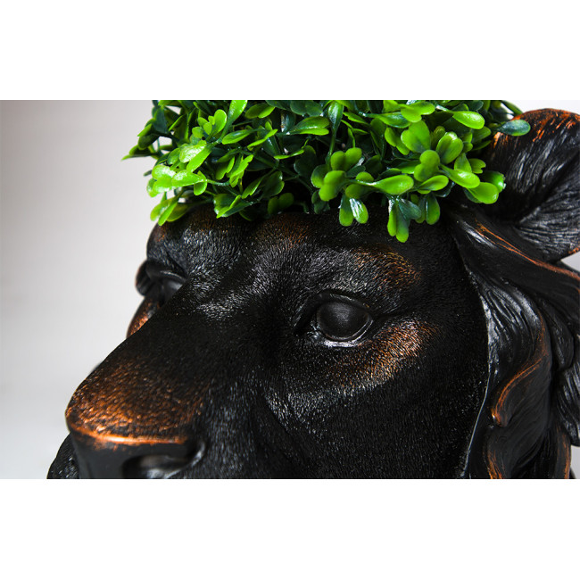 Decorative flower pot Lion, 22.5x20.5x20.5cm