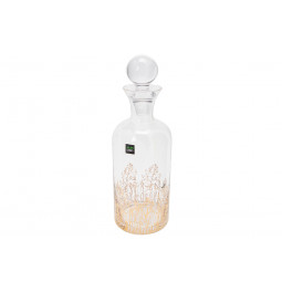 Decanter Sola gold, H24.5xD9.5cm, 1000ml