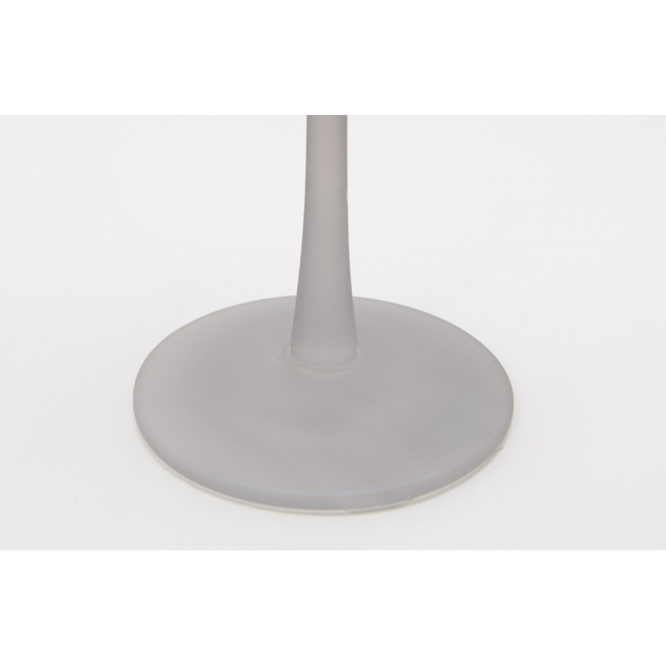 Champagne glass Simona grey, H26.5, D7.0cm, 220ml