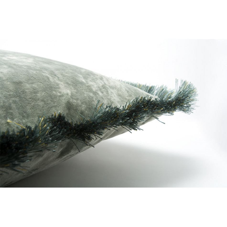 Pillow Shelly 04,  light green velvet, 50x50cm