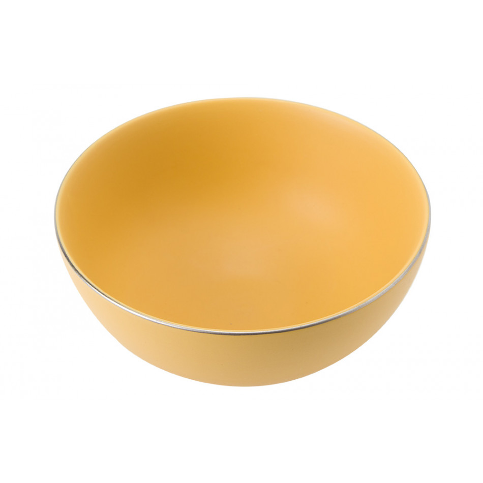 Bowl round Wally, mustard, 13.9cm