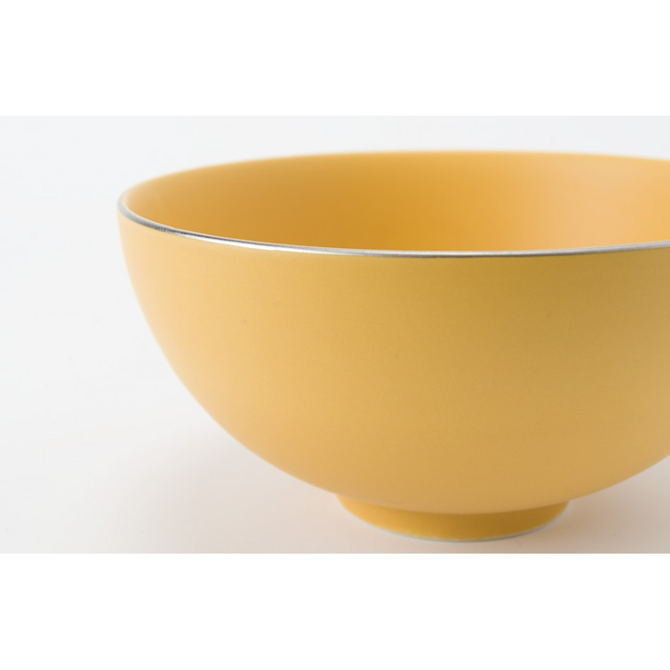 Bowl round Wally, mustard, 13.9cm
