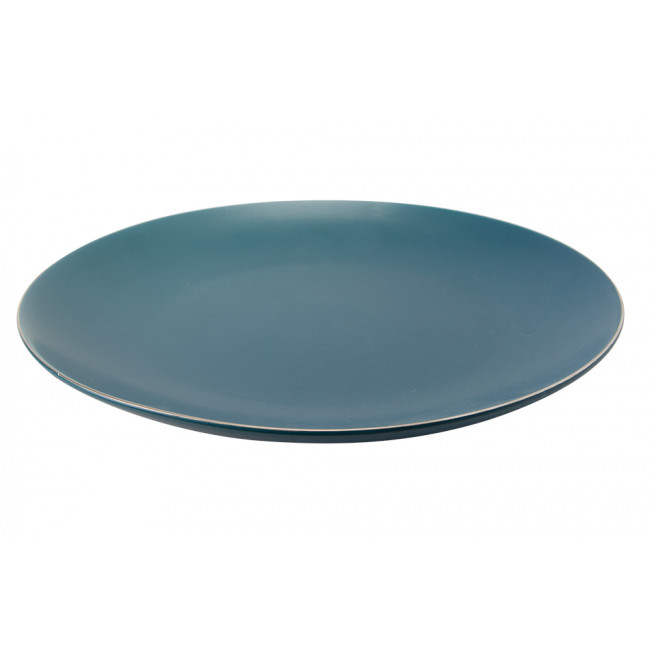 Plate Wally, blue, 25.4cm