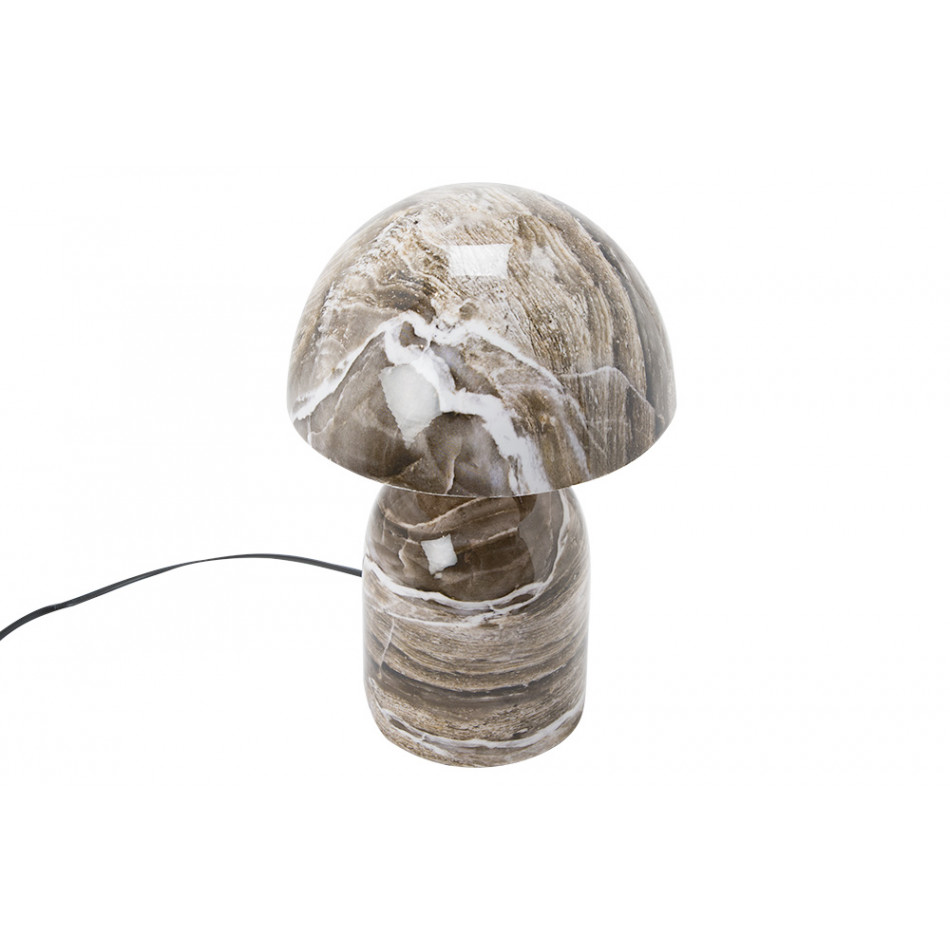 Table lamp Leilro, gold PC printing clear enamel,20x20x32cm