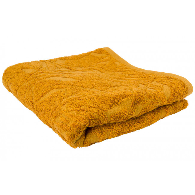 Bamboo towel Bamboo leaves, 50x100cm, nut, 550g/m2