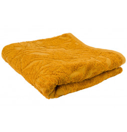 Bamboo towel Bamboo leaves, 50x100cm, nut, 550g/m2