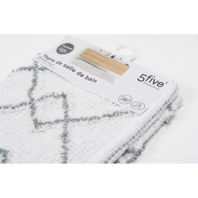 Bath mat Ethnic, grey, 50x120cm