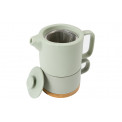 Teapot with cup, mint 400ml