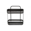 Metal shelf 2-storey Mayaj, H34.5x30.5x12cm