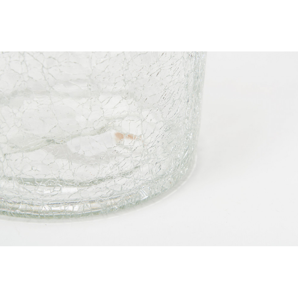 Vase Cracked Cylinder, H30 D13cm