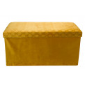 Box Liam, yellow, 76x38x38cm
