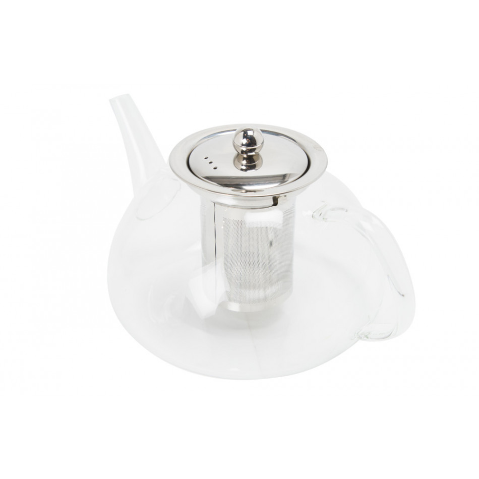 Teapot, glass, 1.3 l,  L24xW15.5xH13cm