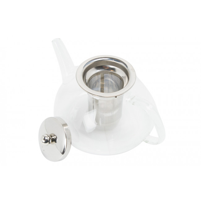 Teapot, glass, 1.3 l,  L24xW15.5xH13cm
