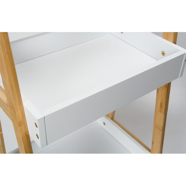 Mirror shelf Lea, 3 shelvesi, 160x39x40cm