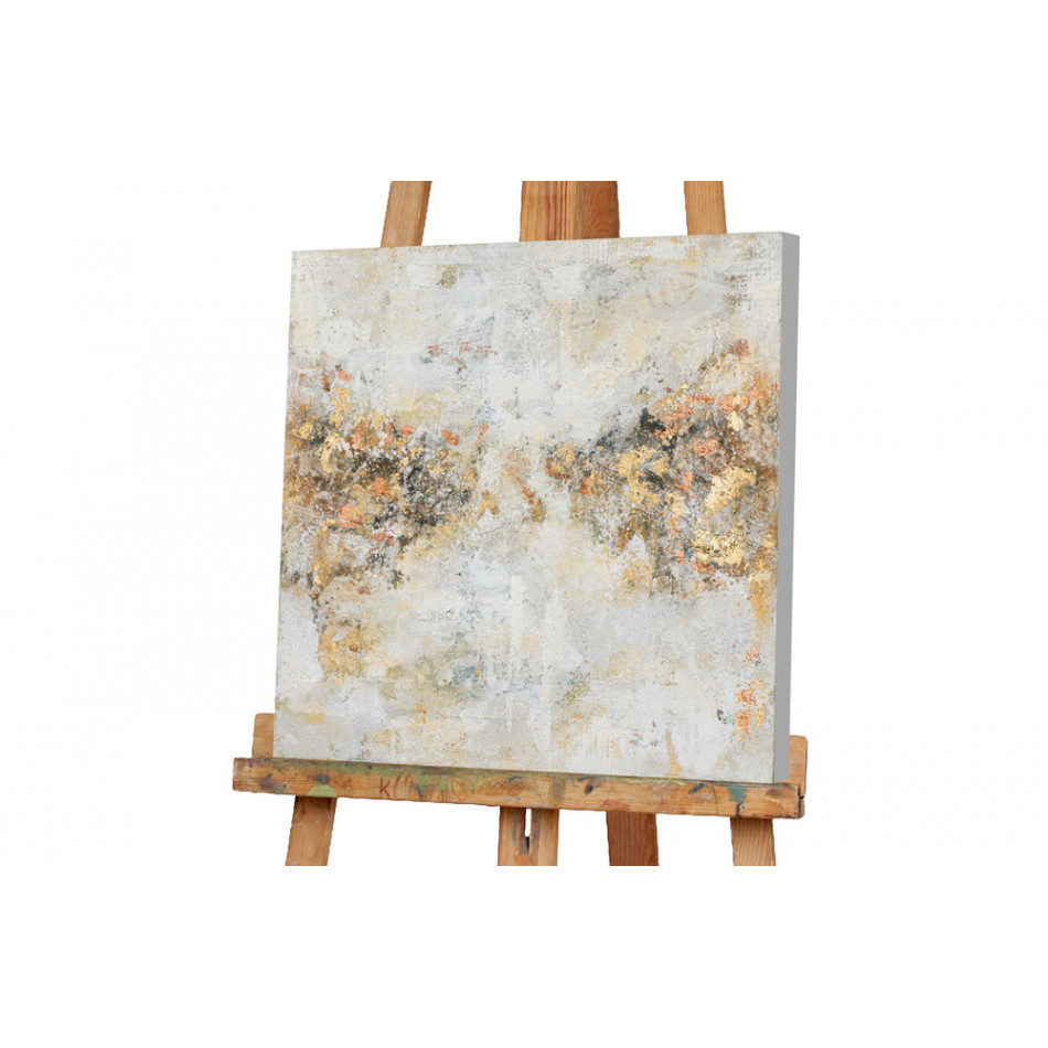 Picture Gold dust terracotta, 60x60cm 