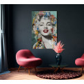 Picture Female movie star of the 50's, 80x120cm
