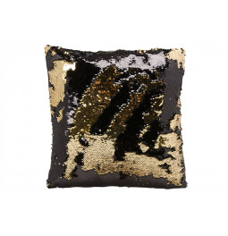 Cushion Magic, black/golden, 40x40x5cm