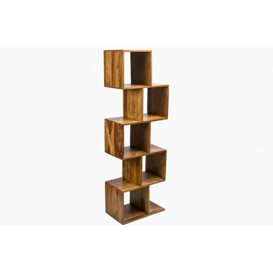 Bookshelf Soto, sheesham wood, 50x30x150cm