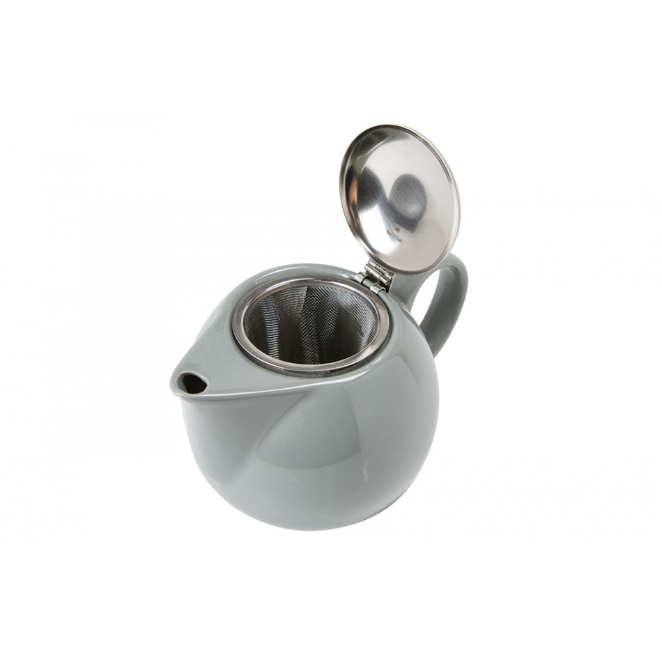 Teapot round, grey 750ml