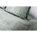 Bed cover Shelly 04, light green, velvet, 220x240cm