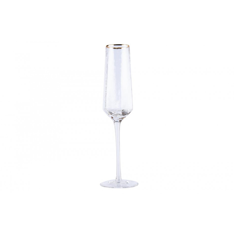 Champagne glass Bomond, gold, H25, D4-6 cm, 200ml