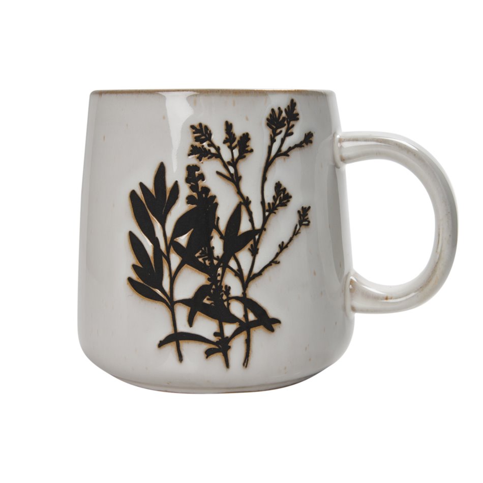 Mug Bacara, white, 350ml