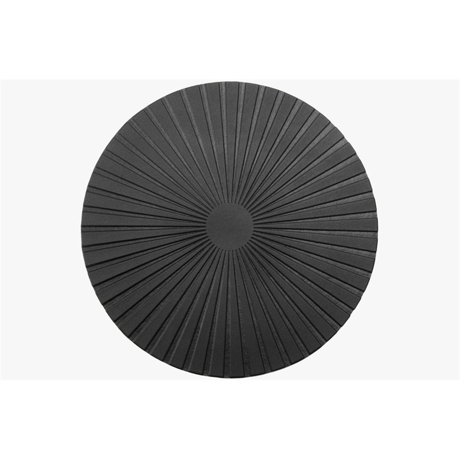 Placemat Realdo, black, D38cm