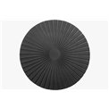 Placemat Realdo, black, D38cm