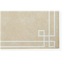 Placemat Reni beige/white, 35x35cm