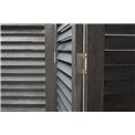 Wooden screen, grey, 170x40cm