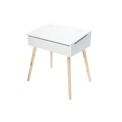 Kids reading desk, white, 62.5x57.5x39cm