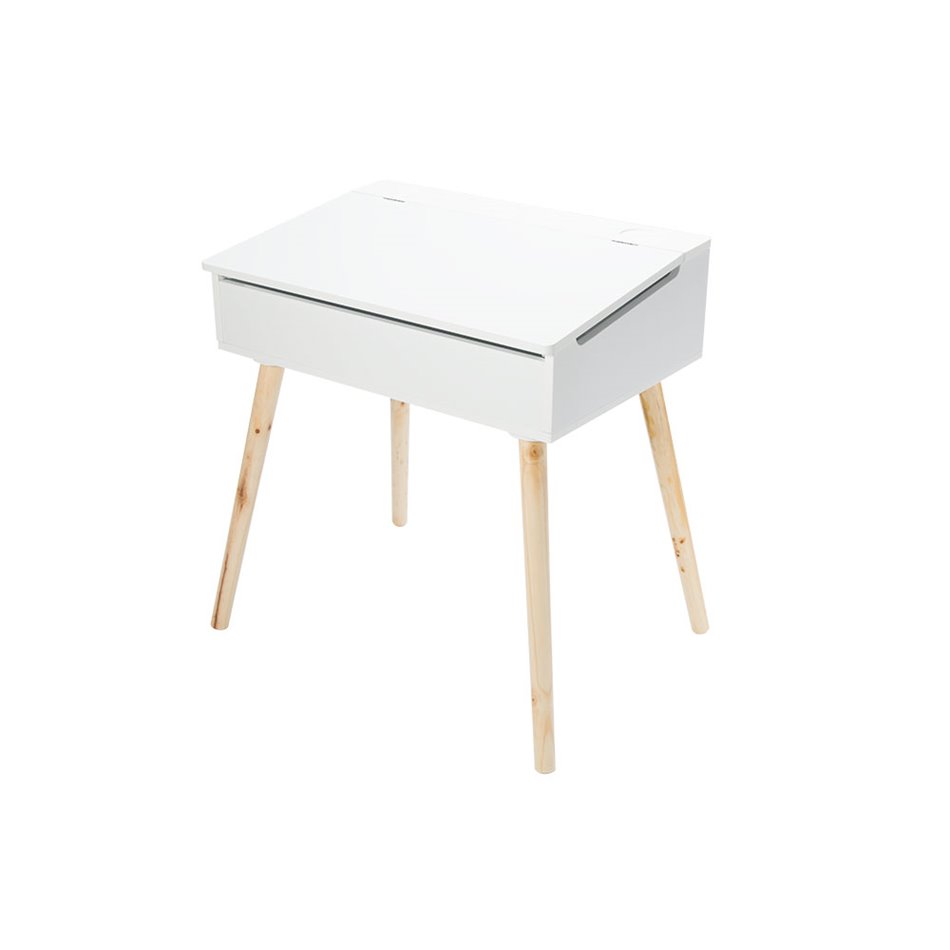 Kids reading desk, white, 62.5x57.5x39cm