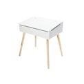 Kids reading desk, white, 62.5x57.5x39cm